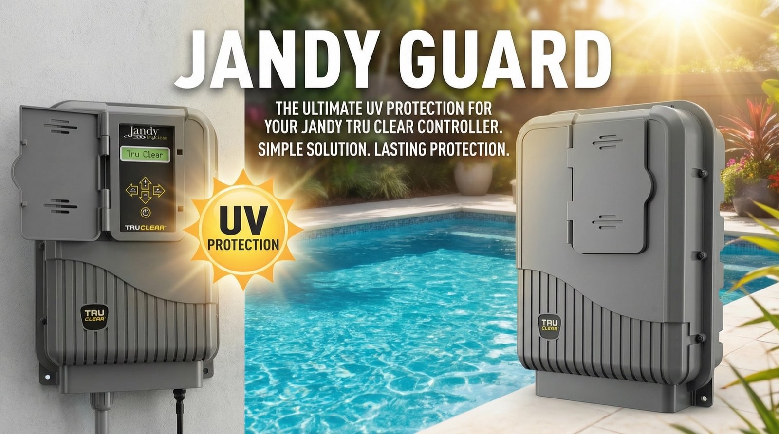 Jandy Guard — the ultimate UV protection for your Jandy Tru Clear controller