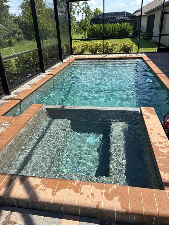 Linda Neer's pool, maintained by Black Flag Pools